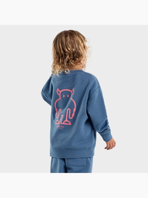 Sudadera de cuello redondo niño lifestyle niños y niñas glob - Kiabi