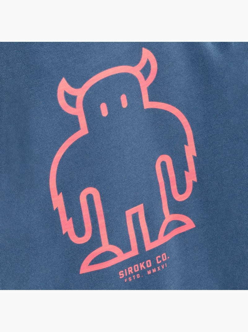 Sudadera de cuello redondo niño lifestyle niños y niñas glob Azul - Kiabi
