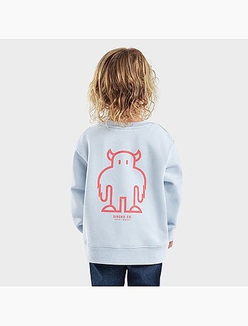 Sudadera de cuello redondo niño lifestyle niños y niñas gummy