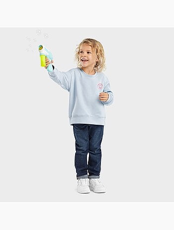 Sudadera de cuello redondo niño lifestyle niños y niñas gummy
