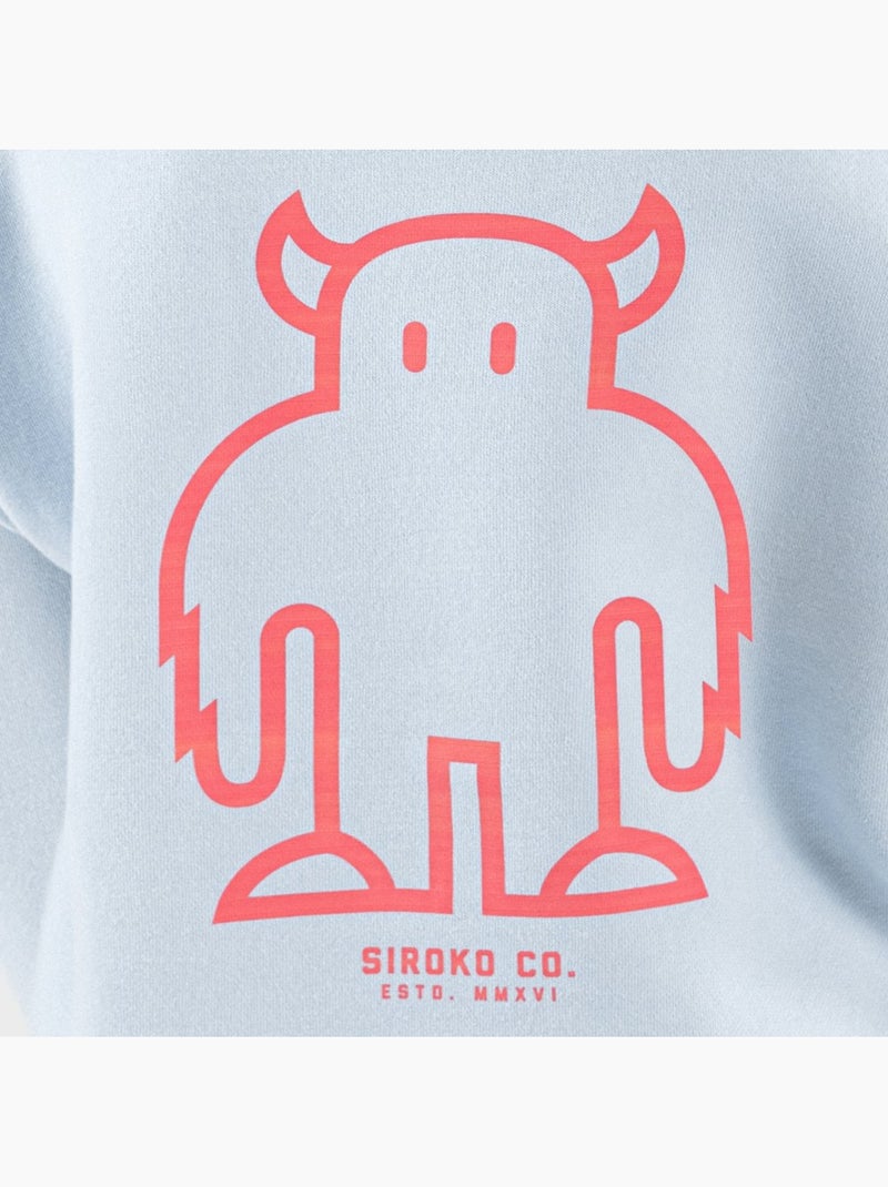 Sudadera de cuello redondo niño lifestyle niños y niñas gummy Azul - Kiabi
