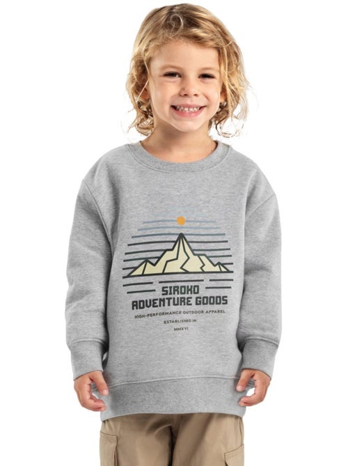 Sudadera de cuello redondo niño lifestyle niños y niñas progress - Kiabi Sudadera de cuello redondo niño lifestyle niños y niñas progress - Kiabi