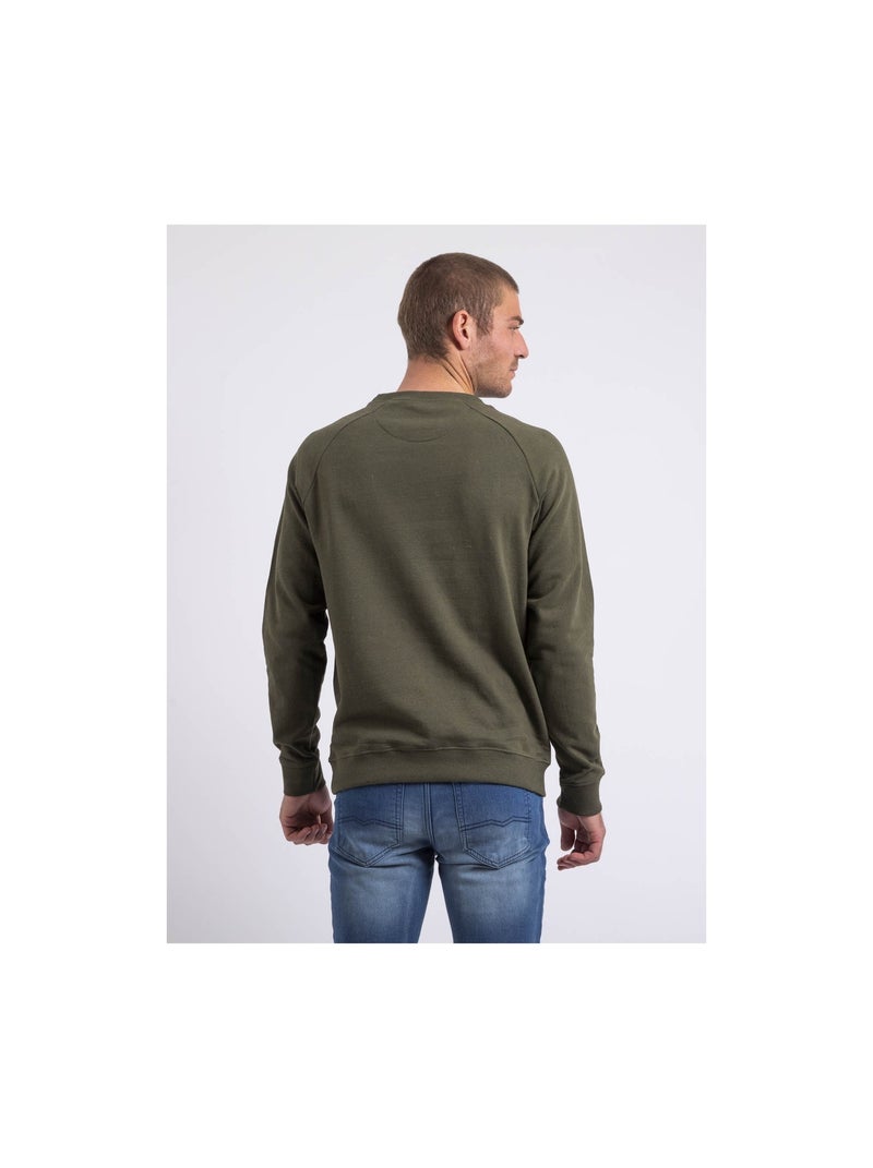 Sudadera de cuello redondo WINAMOK Caqui - Kiabi