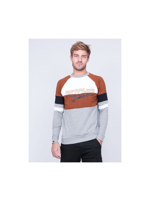 Sudadera de cuello redondo WOLBERT - Kiabi Sudadera de cuello redondo WOLBERT - Kiabi