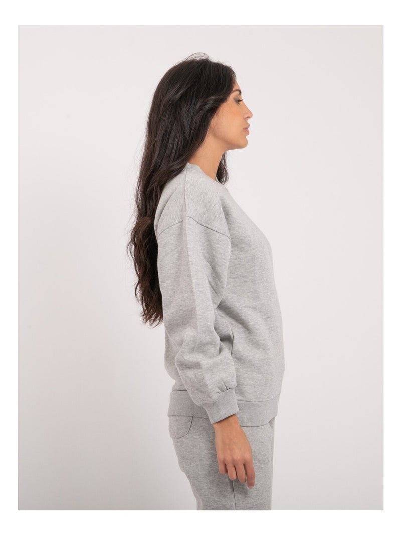 Sudadera de cuello redondo YORK Gris - Kiabi