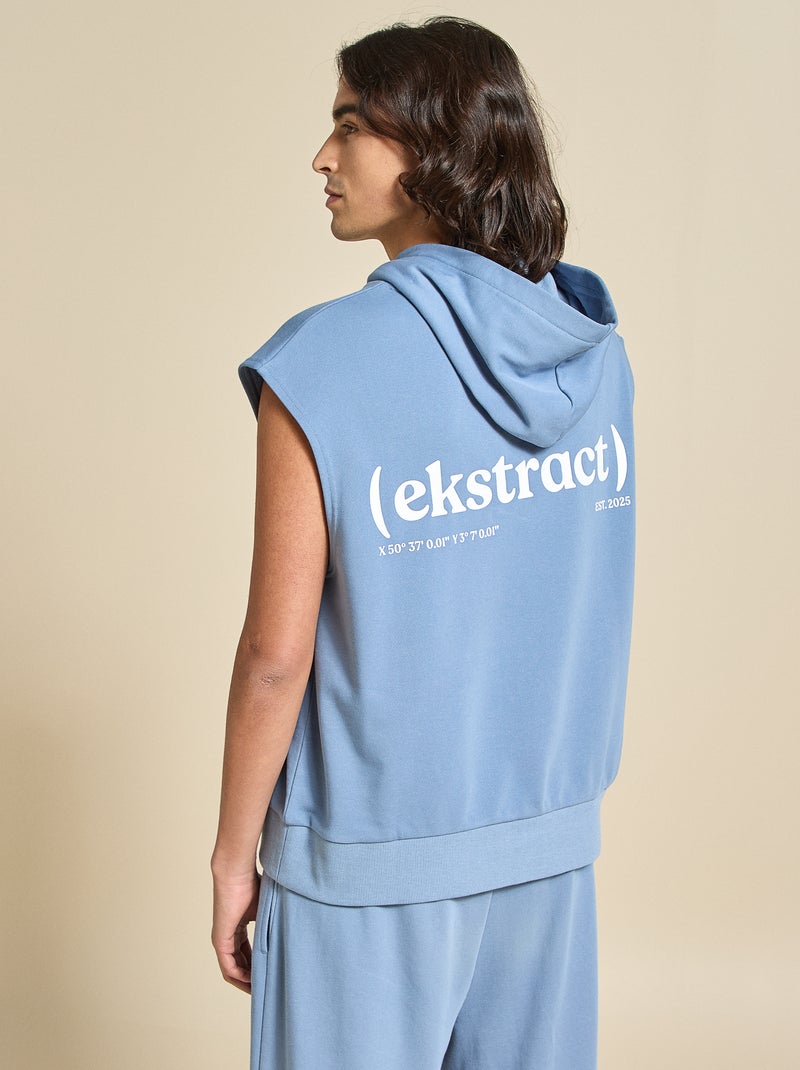 Sudadera de deporte sin mangas - (ekstract) Azul - Kiabi