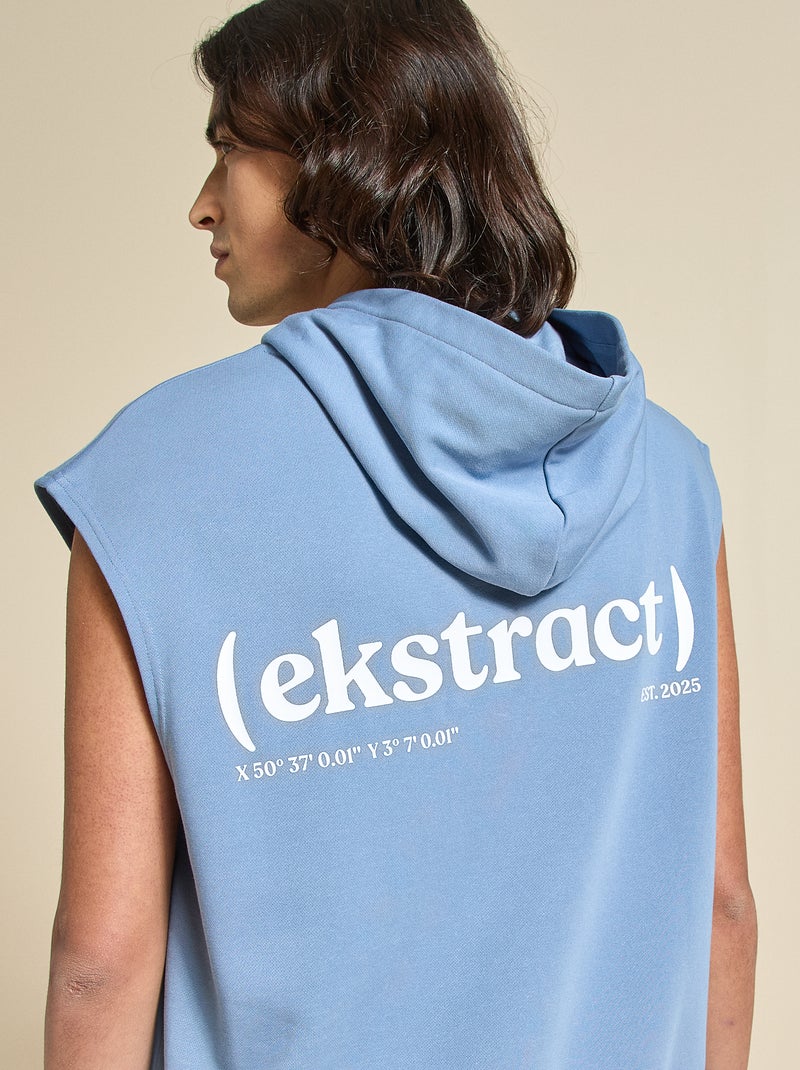 Sudadera de deporte sin mangas - (ekstract) Azul - Kiabi