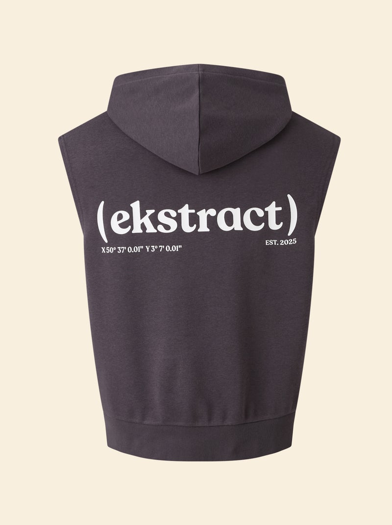 Sudadera de deporte sin mangas - (ekstract) Negro - Kiabi