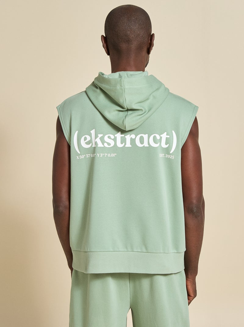 Sudadera de deporte sin mangas - (ekstract) Verde - Kiabi