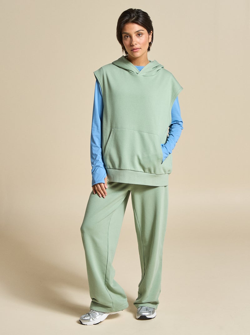 Sudadera de deporte sin mangas - (ekstract) Verde - Kiabi