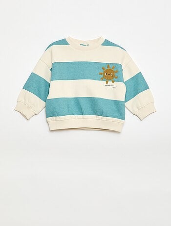 Sudadera de felpa bordada