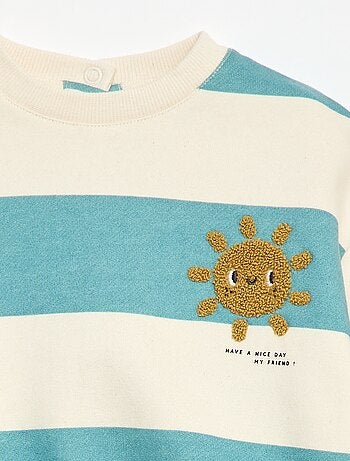 Sudadera de felpa bordada