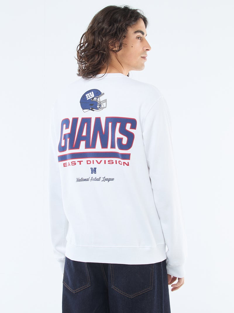 Sudadera de felpa bordada 'NFL' Blanco - Kiabi