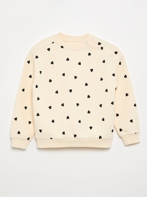 Sudadera de felpa cálida - colección fácil de poner - Kiabi
