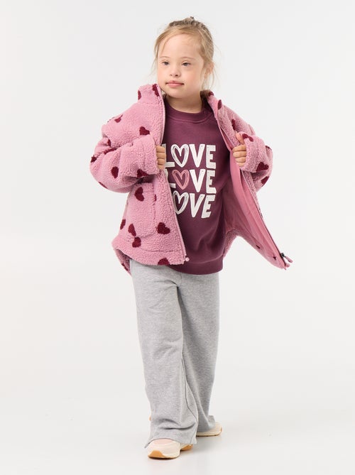 Sudadera de felpa cálida - colección fácil de poner - Kiabi