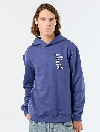 Sudadera de felpa con capucha estampada
