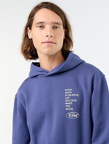 Sudadera de felpa con capucha estampada