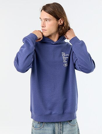 Sudadera de felpa con capucha estampada