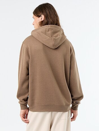Sudadera de felpa con capucha estampada