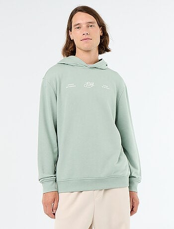Sudadera de felpa con capucha estampada