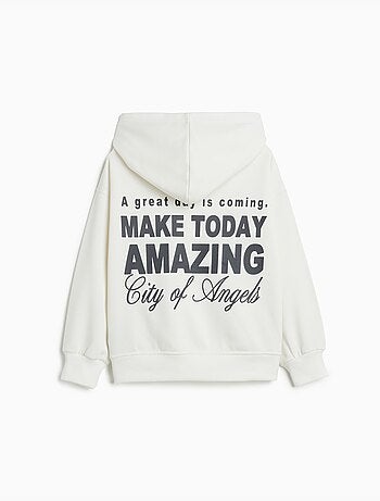 Sudadera de felpa con capucha, MO Fashion