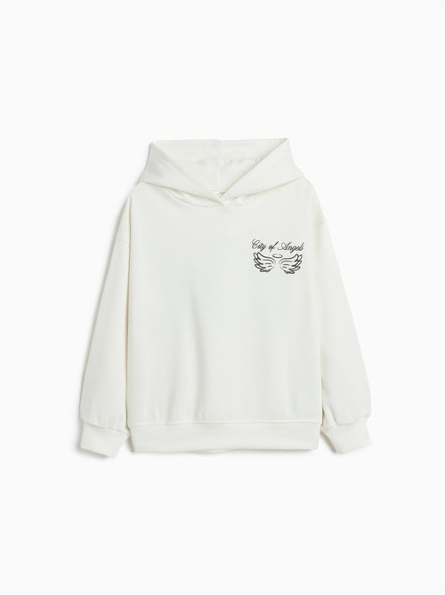 Sudadera de felpa con capucha, MO Fashion - Kiabi Sudadera de felpa con capucha, MO Fashion - Kiabi