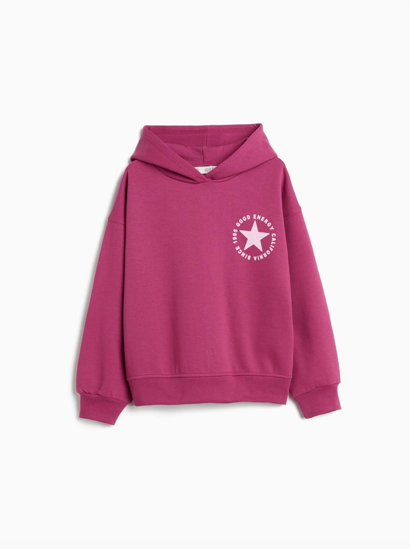 Sudadera de felpa con capucha, MO Fashion Rosa - Kiabi