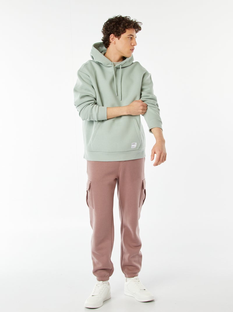 Sudadera de felpa con capucha Verde - Kiabi