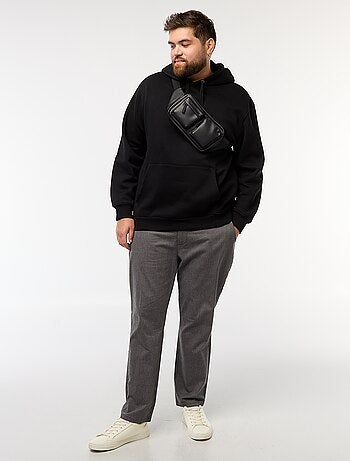 Sudadera de felpa con capucha y bolsillo canguro