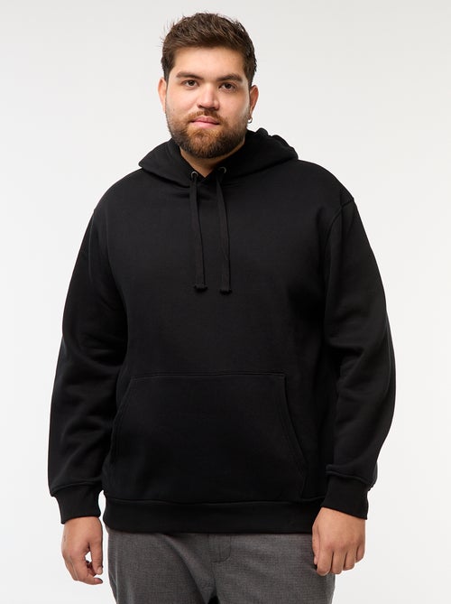 Sudadera de felpa con capucha y bolsillo canguro - Kiabi