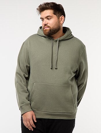 Sudadera de felpa con capucha y bolsillo canguro