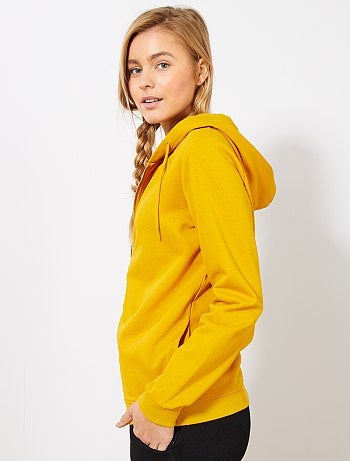 Sudadera de felpa con cremallera y capucha - Kiabi