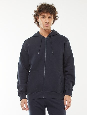 Sudadera de felpa con cremallera y capucha