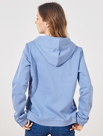Sudadera de felpa con cremallera y capucha - Kiabi