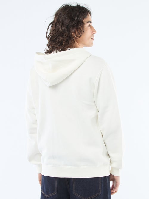 Sudadera de felpa con cremallera y capucha - Kiabi