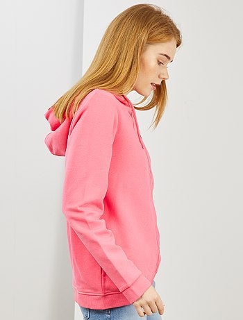Sudadera de felpa con cremallera y capucha - Kiabi