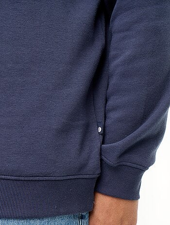 Sudadera de felpa con cuello polo