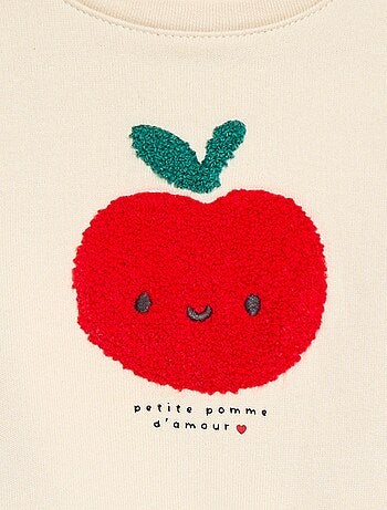 Sudadera de felpa con diseño