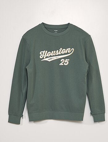 Sudadera de felpa con estampado - colección fácil de poner