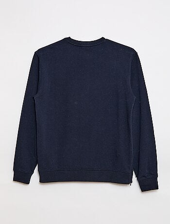Sudadera de felpa con estampado - Fácil de poner