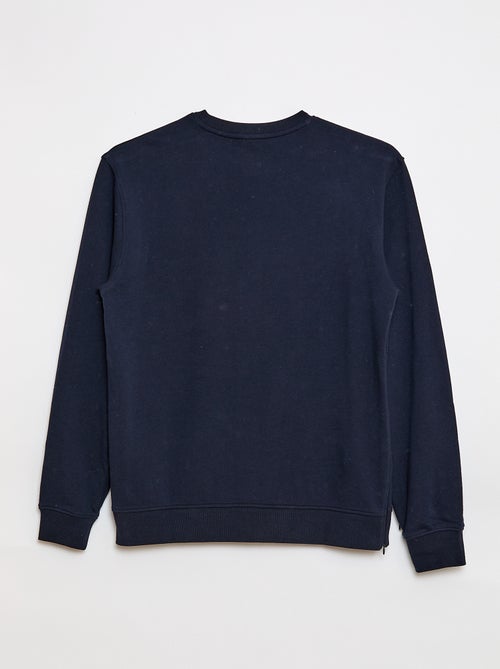 Sudadera de felpa con estampado - Fácil de poner - Kiabi