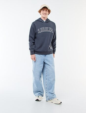 Sudadera de felpa con estampado