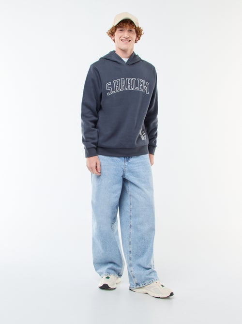 Sudadera de felpa con estampado - Kiabi