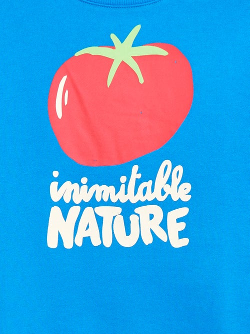 Sudadera de felpa con estampado - Kiabi