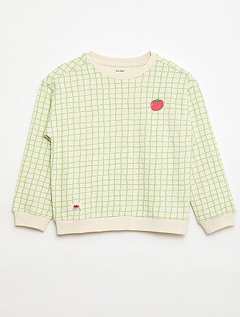 Sudadera de felpa con estampado