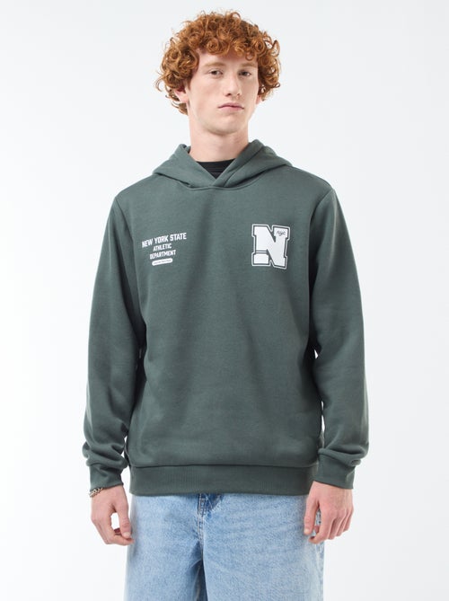 Sudadera de felpa con estampado - Kiabi