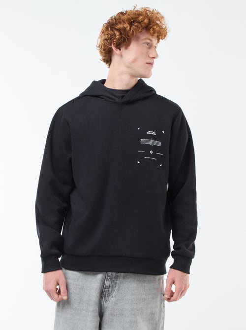 Sudadera de felpa con estampado - Kiabi