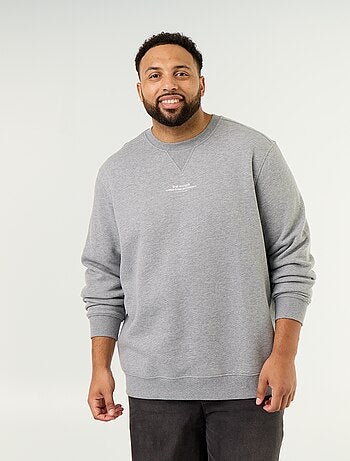 Sudadera de felpa con inscripción