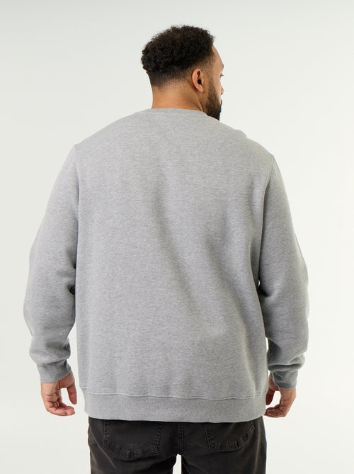 Sudadera de felpa con inscripción - Kiabi