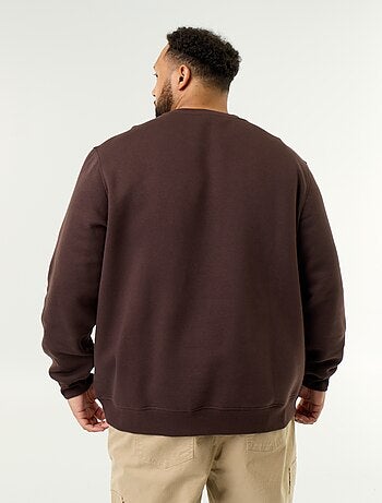 Sudadera de felpa con inscripción